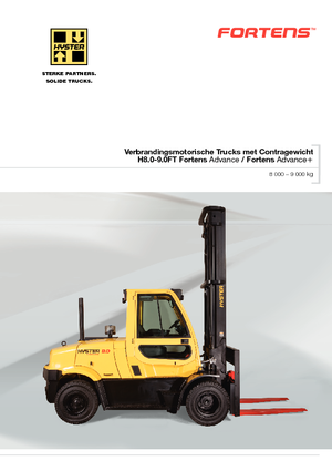 Dieselheftrucks Hyster H8.0FT 6