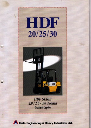 Dieselheftrucks Halla HDF 30