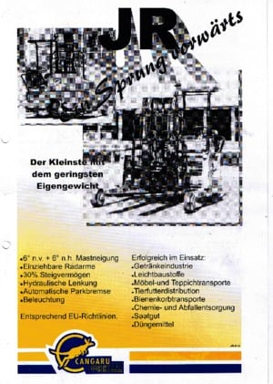 Heftrucks op diesel Cangaru / Transmanut JR 3-4.3.1028 F o. DR