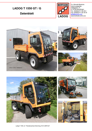 Voortrekhaak gemeentetrekker Bertsche Ladog T 1550