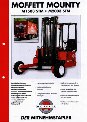 Heftrucks op diesel Moffett M 1503 STM