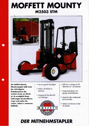 Heftrucks op diesel Moffett M 2503 STM