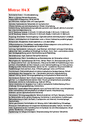 Voortrekhaak gemeentetrekker Reform Werke Metrac H 4 X