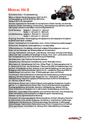 Voortrekhaak gemeentetrekker Reform Werke Metrac H 6 X