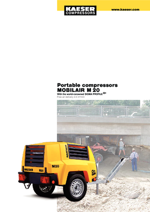 Mobiele Perslucht Compressors - diesel, elektrisch, benzine Kaeser Mobilair M 20 PE
