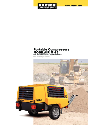 Mobiele Perslucht Compressors - diesel, elektrisch, benzine Kaeser Mobilair M 43 PE