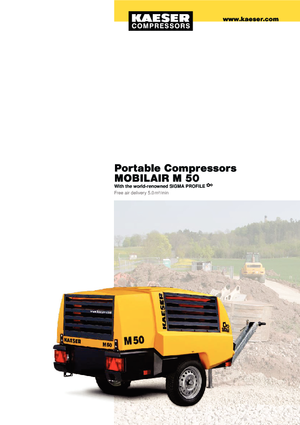 Mobiele Perslucht Compressors - diesel, elektrisch, benzine Kaeser Mobilair M 50 PE