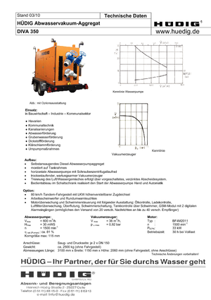 Grondwater Aggregaten Hüdig Diva 350 Whisper