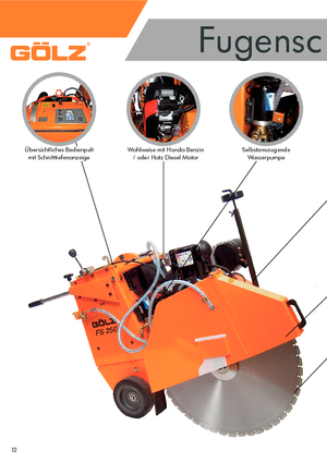 Vloerzagen Gölz FS 250 D