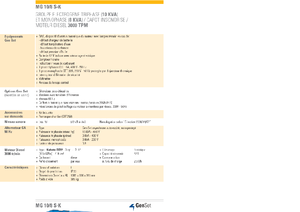 Diesel Generatoren GenSet MG 10/8 S-K