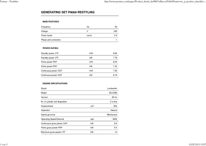 Diesel Generatoren PRAMAC Lifter P 9000
