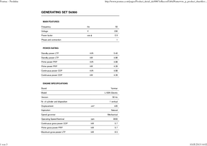 Diesel Generatoren PRAMAC Lifter S 6500 SYA