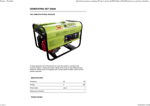 Diesel Generatoren PRAMAC Lifter X 5000
