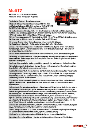 Voortrekhaak gemeentetrekker Reform Werke Muli T 7