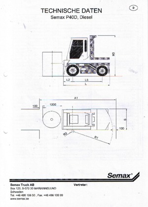 Telescoopladers Semax P 40 L-D