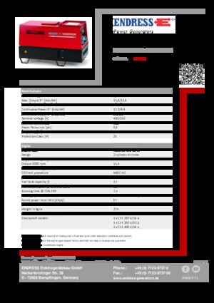 Diesel Generatoren Endress ESE 1204 DHS-GT ES ISO DI