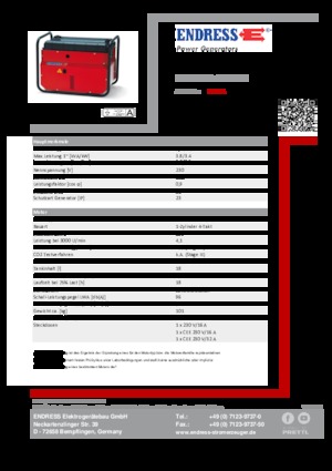 Diesel Generatoren Endress ESE 406 YS-GT ISO DI