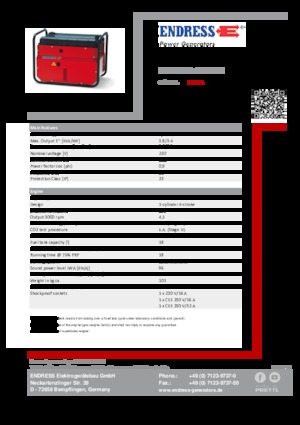 Diesel Generatoren Endress ESE 406 YS-GT ISO DI