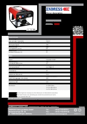 Diesel Generatoren Endress ESE 604 YS ES DI