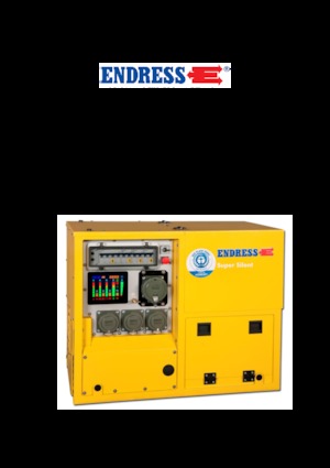 Benzine Generatoren Endress ESE 608 DHG ES Diesel DIN Super Silent Plus