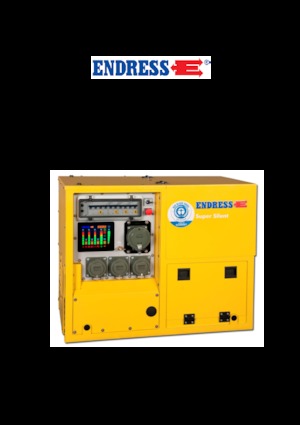 Benzine Generatoren Endress ESE 608 DHG ES Diesel DIN Super Silent Plus