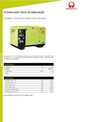 Diesel Generatoren PRAMAC Lifter P 18000 TYA