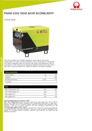 Diesel Generatoren PRAMAC Lifter P 9000