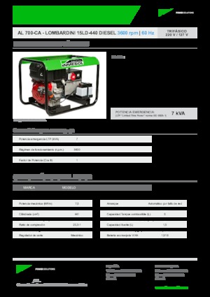 Diesel Generatoren INMESOL AL 700-CA