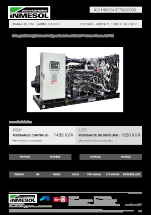 Diesel Generatoren INMESOL AC-1650