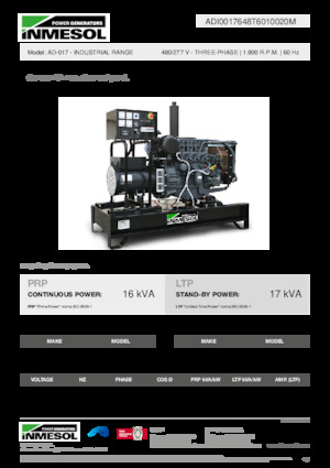 Diesel Generatoren INMESOL AD-017