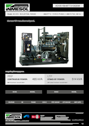 Diesel Generatoren INMESOL AD-515