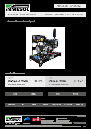 Diesel Generatoren INMESOL AI-066