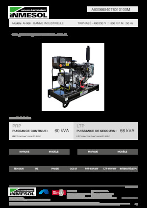 Diesel Generatoren INMESOL AI-066