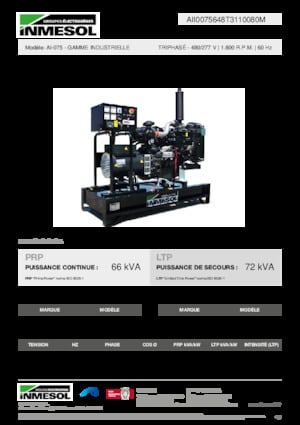 Diesel Generatoren INMESOL AI-075