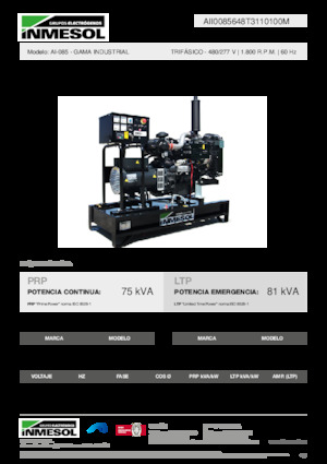 Diesel Generatoren INMESOL AI-085