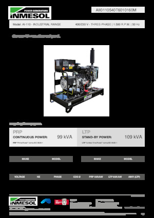 Diesel Generatoren INMESOL AI-110