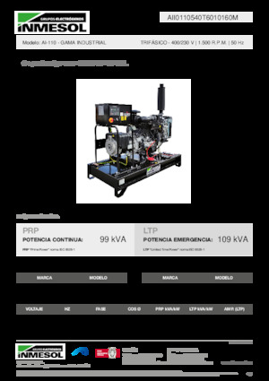 Diesel Generatoren INMESOL AI-110