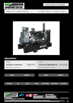 Diesel Generatoren INMESOL AI-215