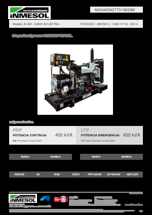 Diesel Generatoren INMESOL AI-440