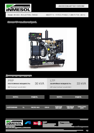 Diesel Generatoren INMESOL AK-033