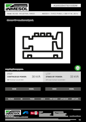 Diesel Generatoren INMESOL AQ-033