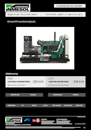 Diesel Generatoren INMESOL AV-250