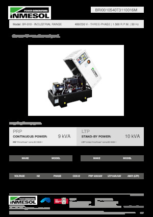 Diesel Generatoren INMESOL BR-010
