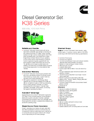 Diesel Generatoren Cummins C1010D5P