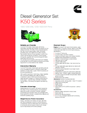 Diesel Generatoren Cummins C1250D5P