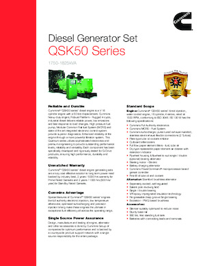 Diesel Generatoren Cummins C1750D5P