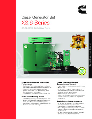 Diesel Generatoren Cummins C35D5P