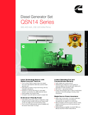 Diesel Generatoren Cummins C400D5P