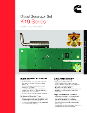 Diesel Generatoren Cummins C500D5P