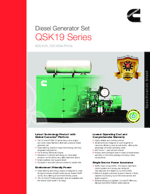 Diesel Generatoren Cummins C650D5P